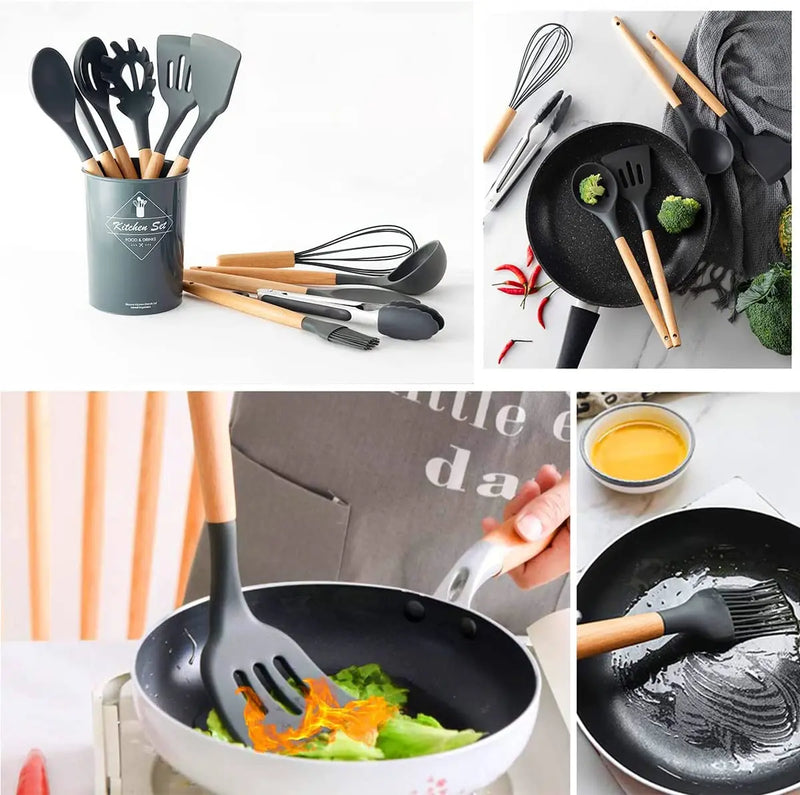 Kit Completo de Utensílios de Cozinha: Praticidade e Elegância em Cada Detalhe