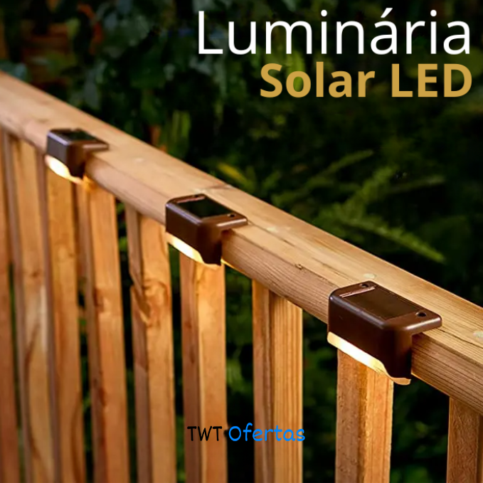 Luz Solar de LED - Iluminação Sustentável e Eficiente para Áreas Externas