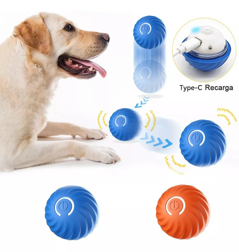 Bolinha Inteligente para Pets - Diversão Automática e Saúde para Seu Amigo Peludo