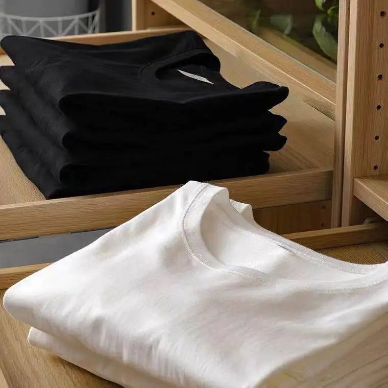 Camisetas Básicas 100% Algodão – Preto, Cinza e Branco: Compre Uma, Ganhe Outra!