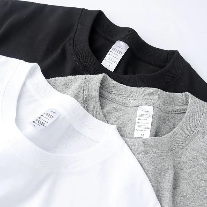 Camisetas Básicas 100% Algodão – Preto, Cinza e Branco: Compre Uma, Ganhe Outra!